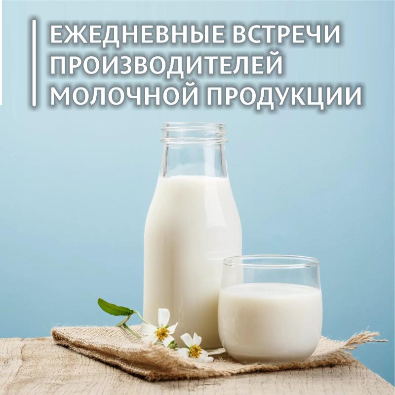 Ежедневные встречи производителей молочной продукции